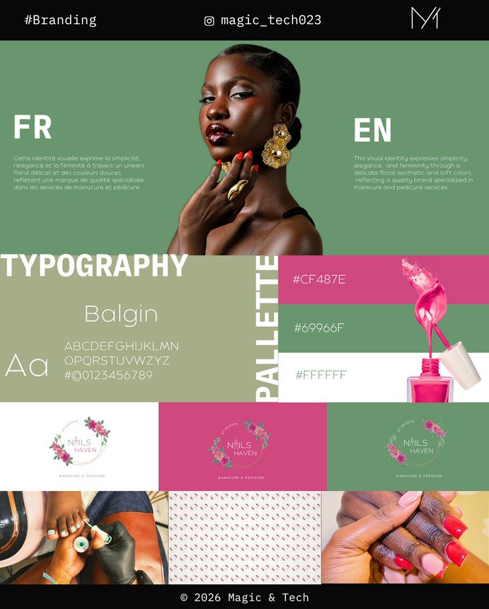 Nails Heaven Branding